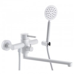 Смеситель в ванную с душем MIXXUS SUS-006 EURO WHITE SUS304 MI5756 Смеситель в ванную с душем MIXXUS SUS-006 EURO WHITE SUS304 MI5756